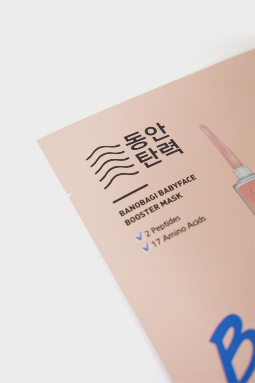 Kadın Pembe Banobagi Booster Line Baby Face Injection Mask 10ml – Cilt Yenileyici & Elastikiyet Artırıcı Yüz Maskesi