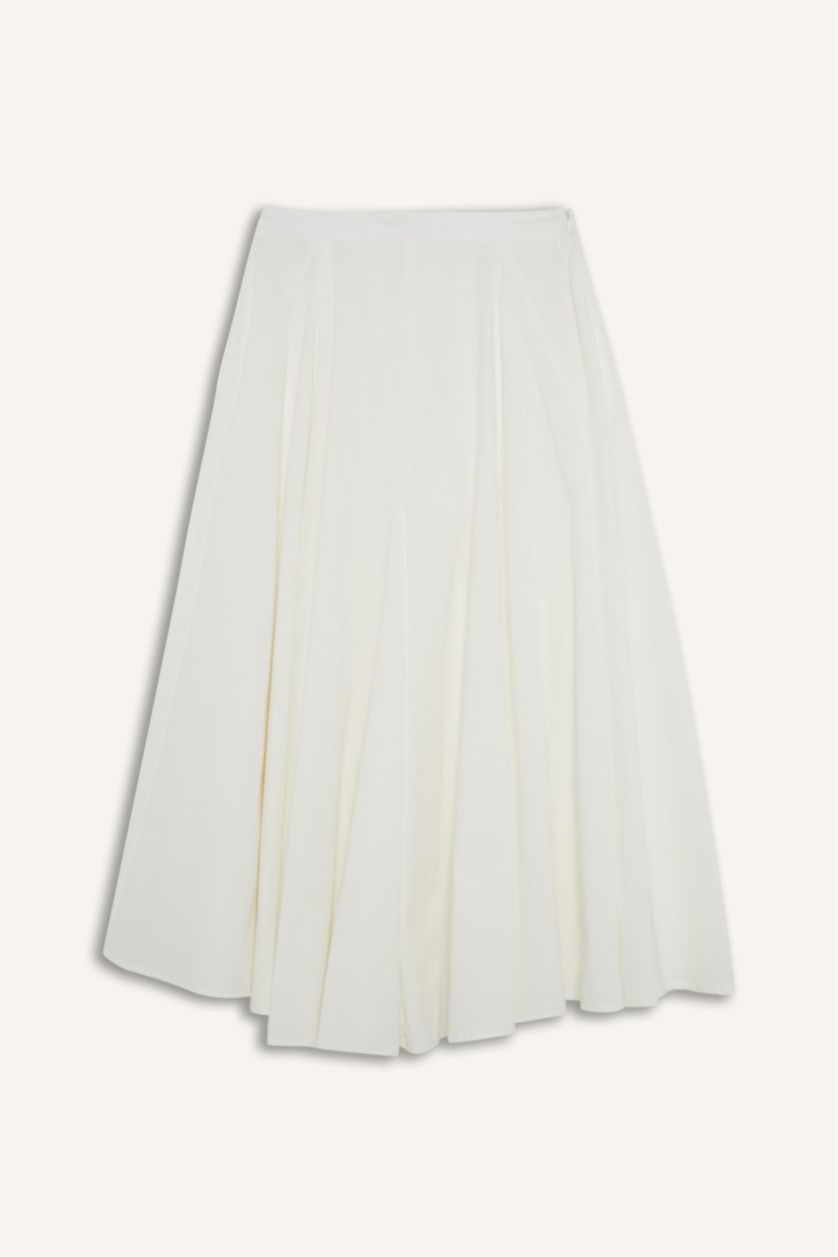 Woman White A Cut Maxi