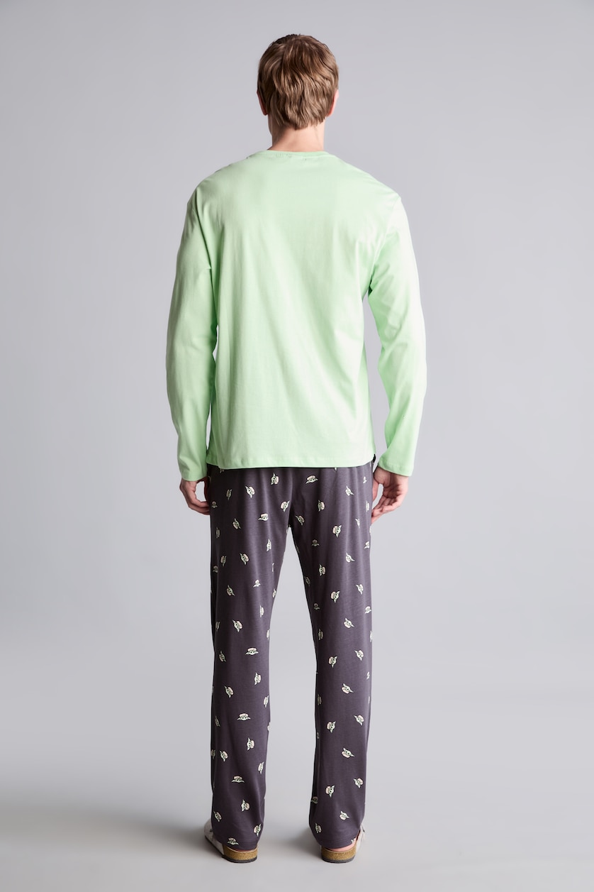 Men Light Green 2 piece Set