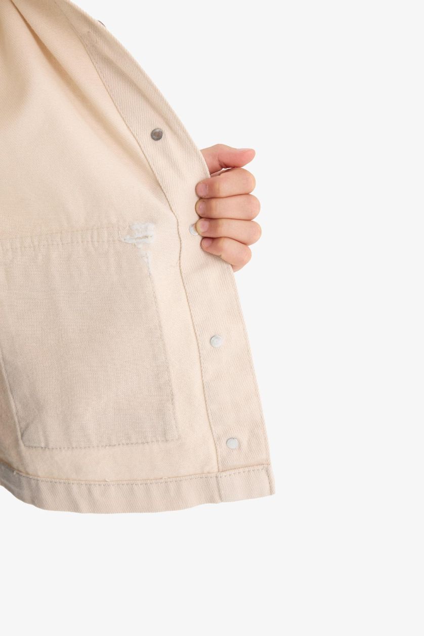 بناتي بيج جاكيت بناتي جبردين كم طويل قصة عادية