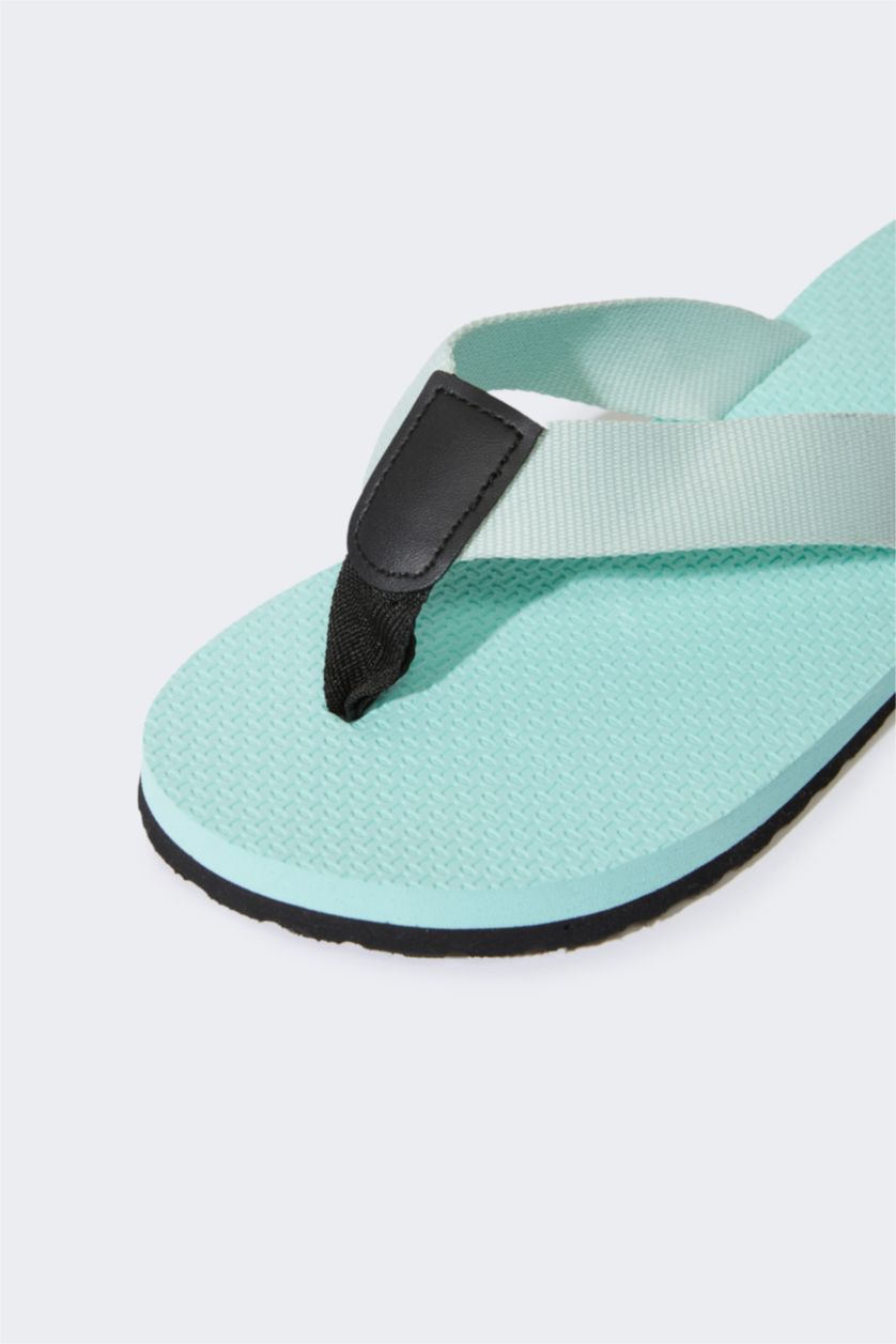 Kadın Mint Kadın Düz Taban Parmak Arası Terlik