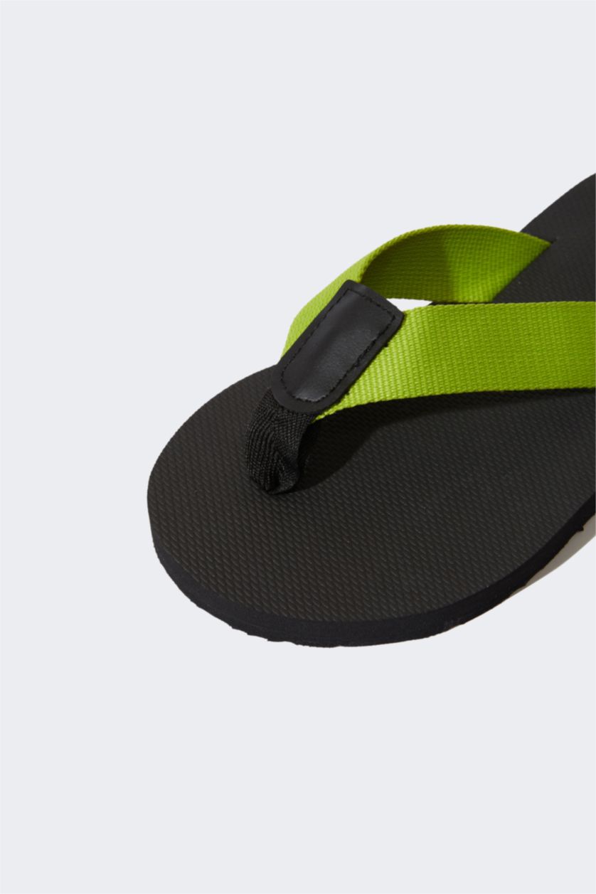 Kadın Sarı Kadın Düz Taban Parmak Arası Terlik