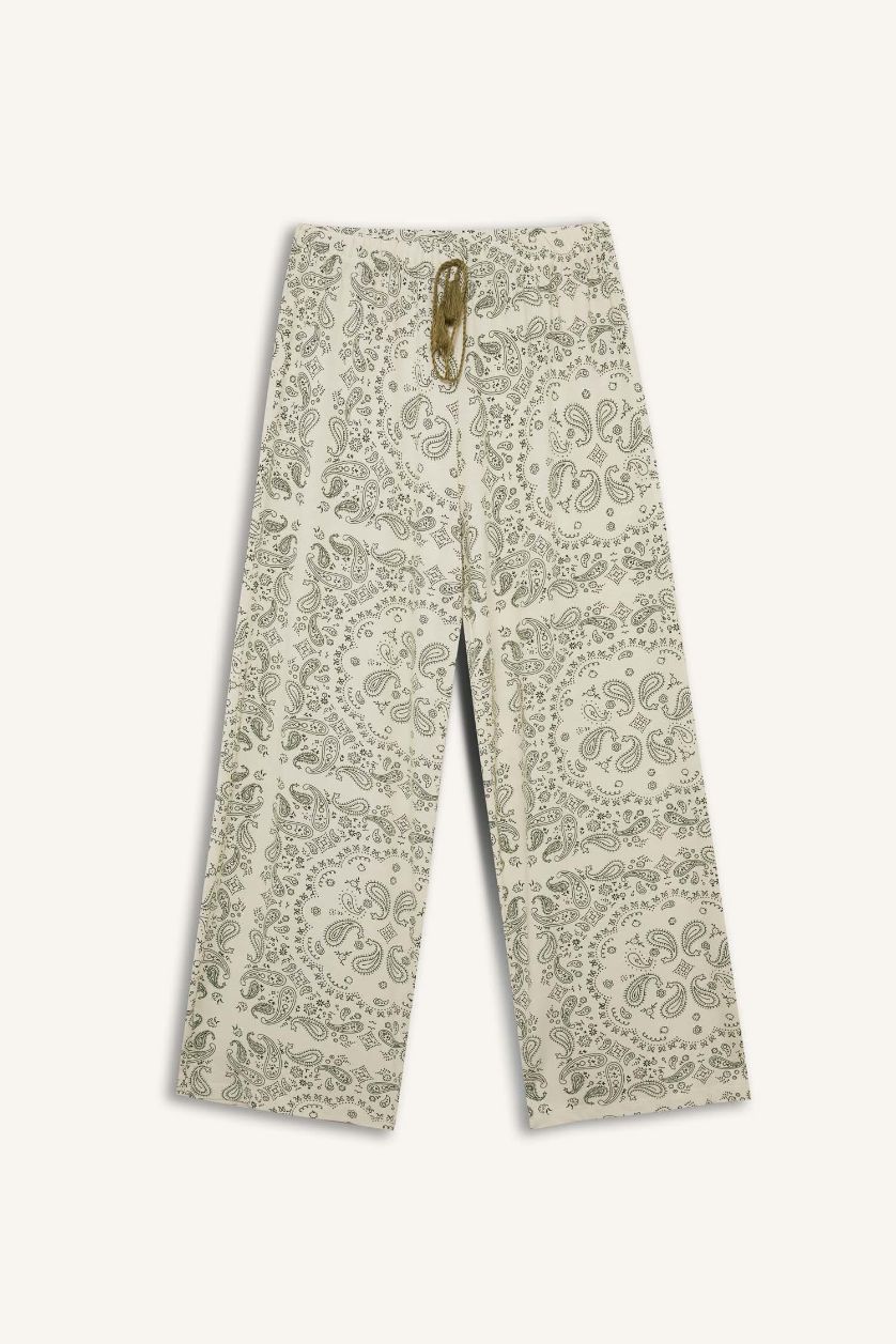 WOMAN Green Fall in Love Regular Fit 2 Piece Printed Pyjama Set