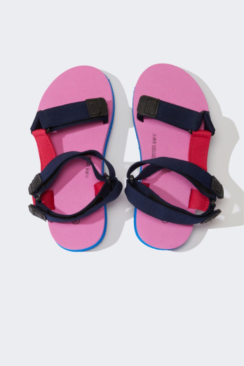Kadın Pembe Kadın Düz Taban Sandalet