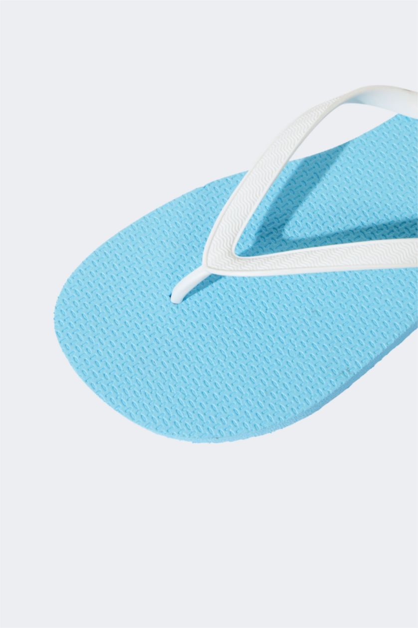 Kadın Açık Mavi Kadın Düz Taban Parmak Arası Terlik