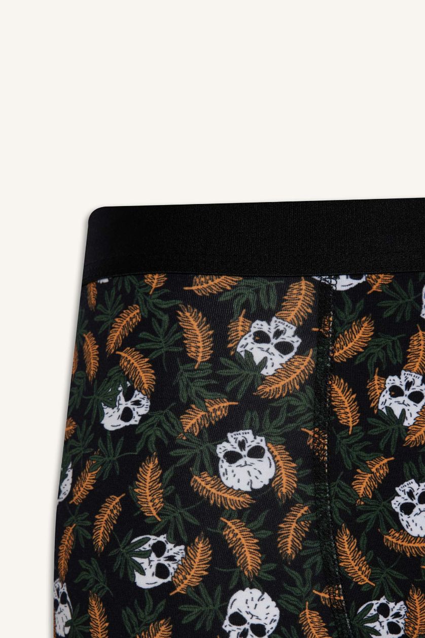 Erkek Sarı Regular Fit 3'lü Boxer