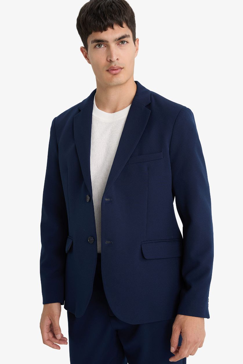 Man NAVY Slim Fit Blazer