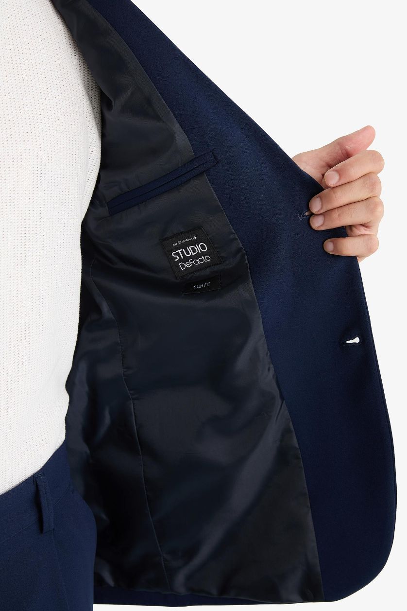 Man NAVY Slim Fit Blazer