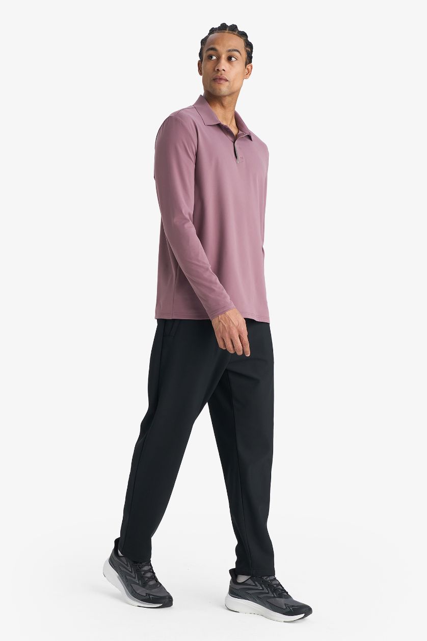 Erkek Siyah Standart Fıt Pantolon