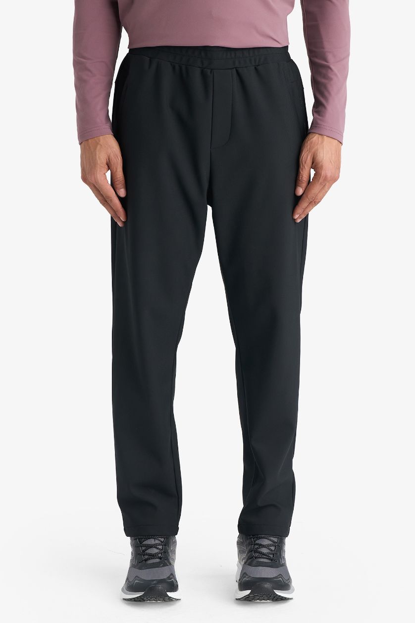 Erkek Siyah Standart Fıt Pantolon