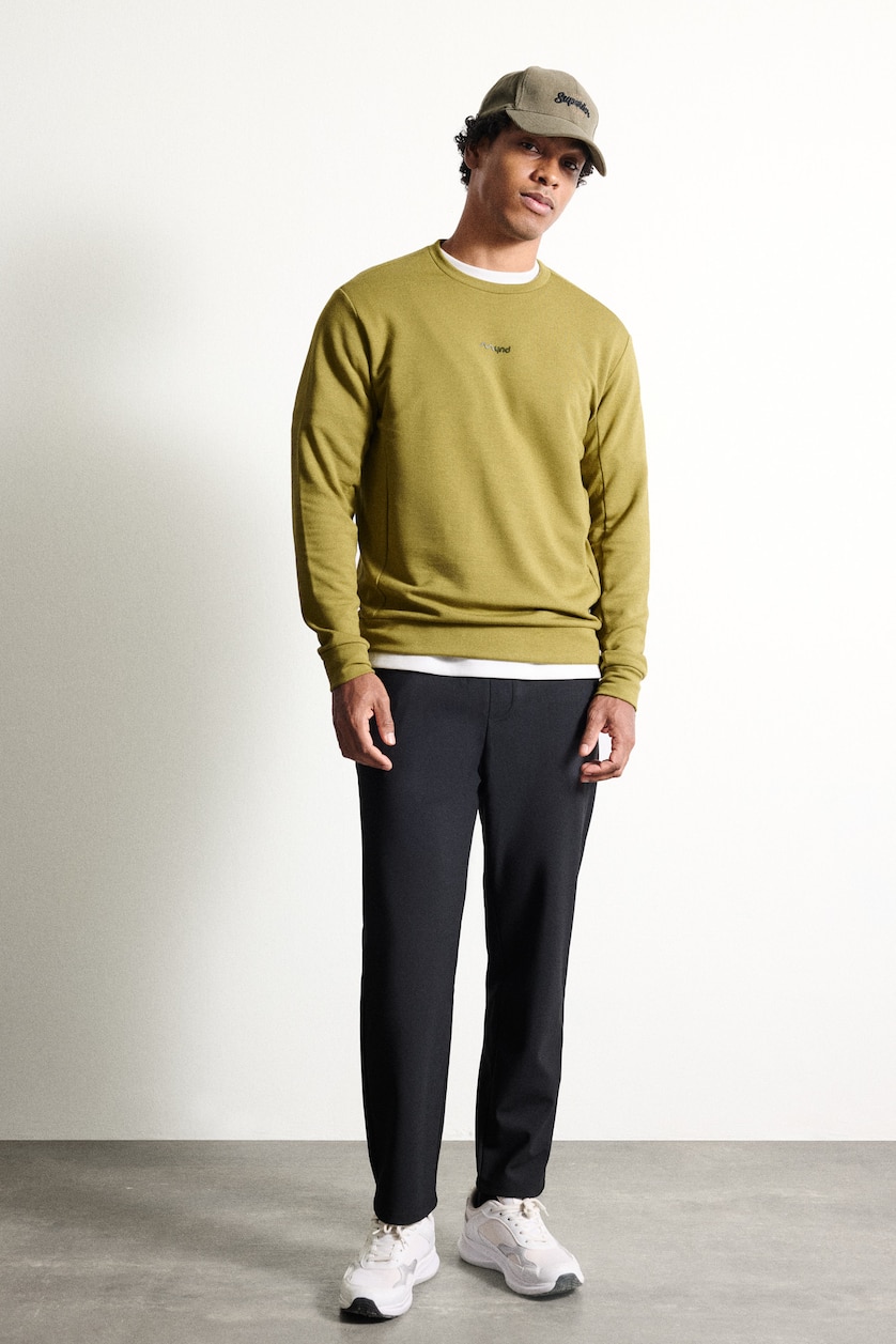 رجال أسود Standard Fit Trousers