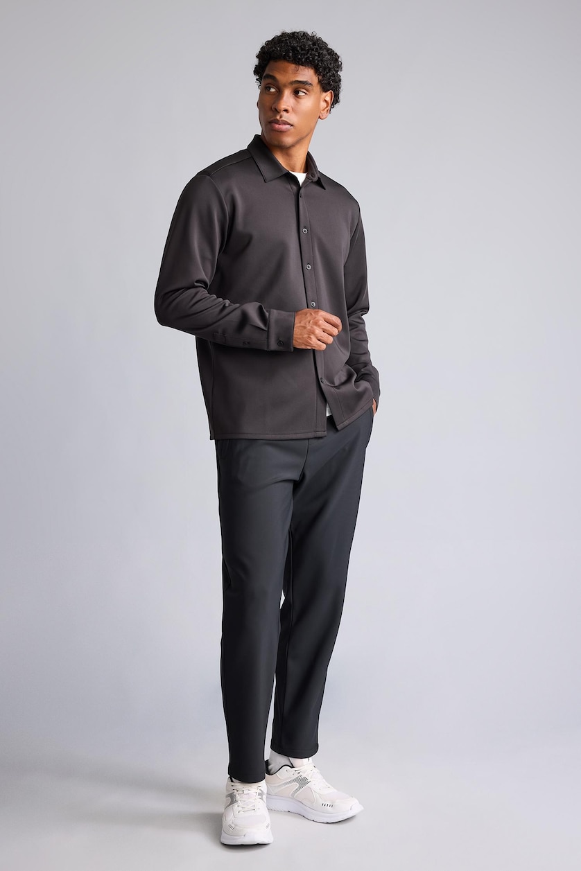 HOMME Noir Pantalon Coupe standard