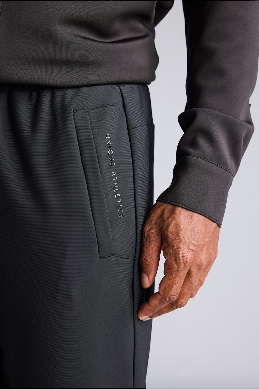 HOMME Noir Pantalon Coupe standard