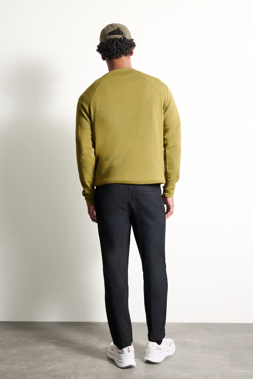 رجال أسود Standard Fit Trousers