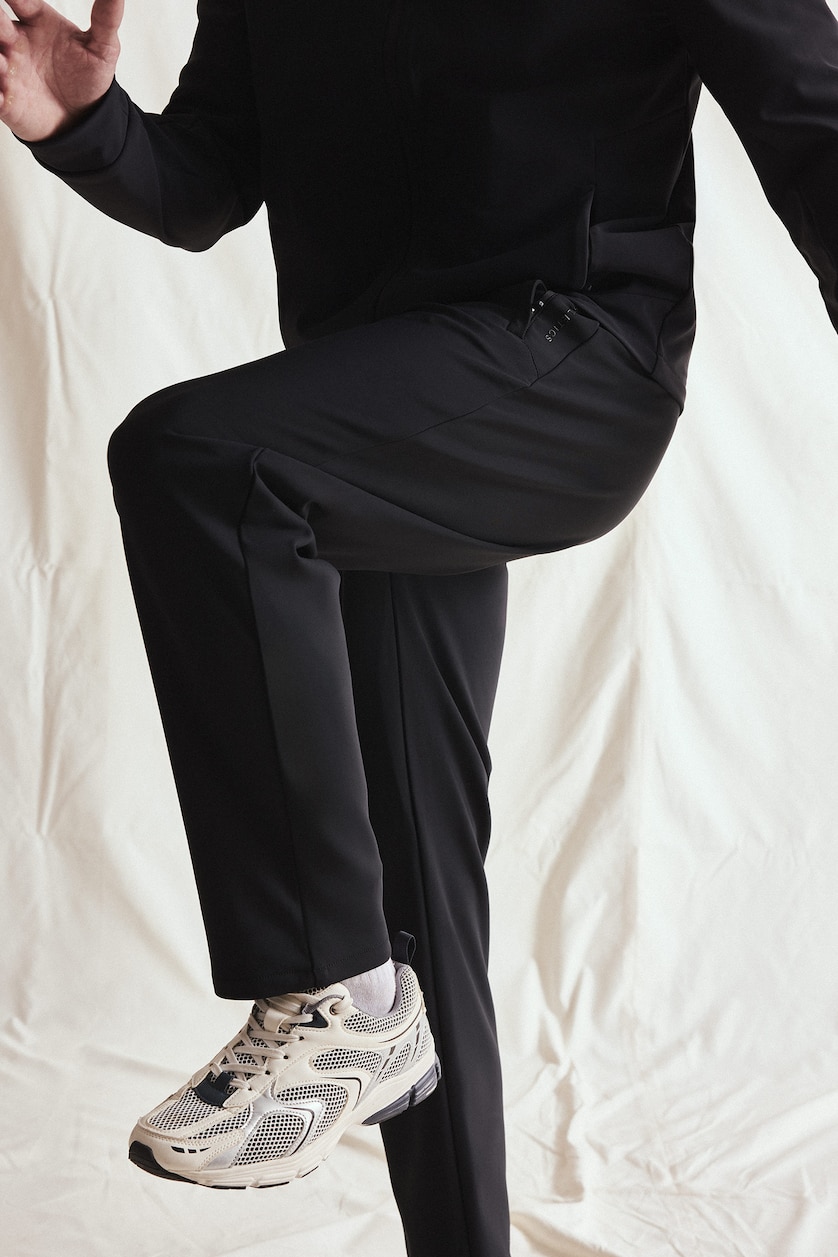 MESHKUJ NAVY Standard Fit Trousers