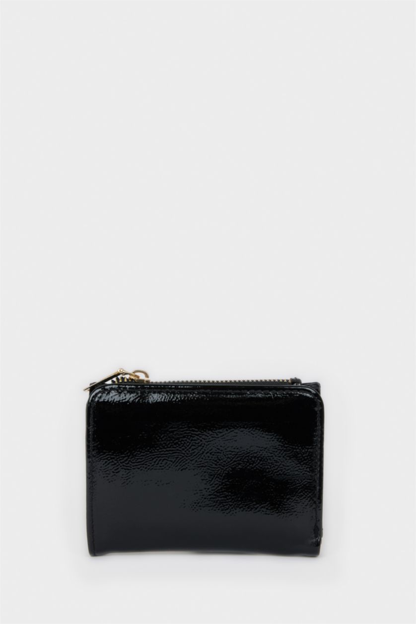 WOMAN Black Woman Faux Leather Wallets