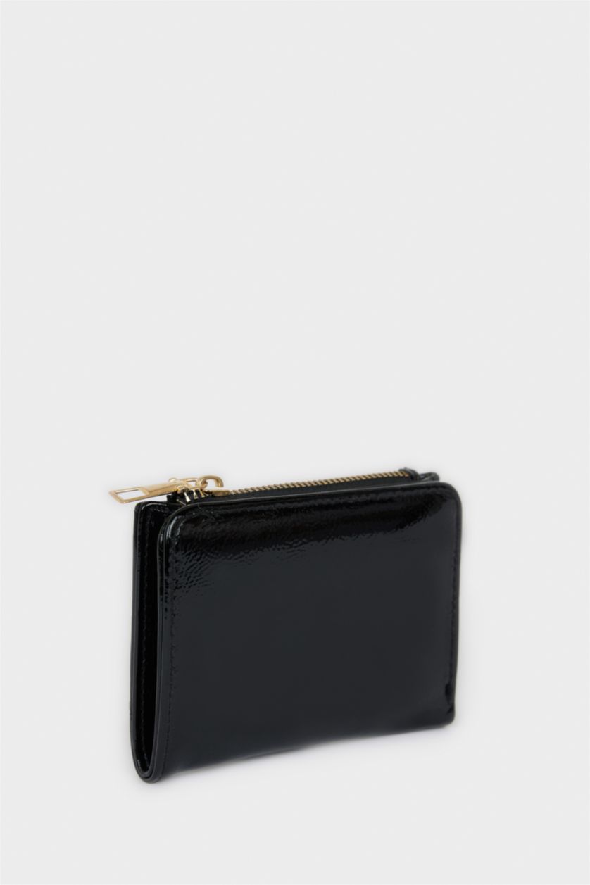 WOMAN Black Woman Faux Leather Wallets