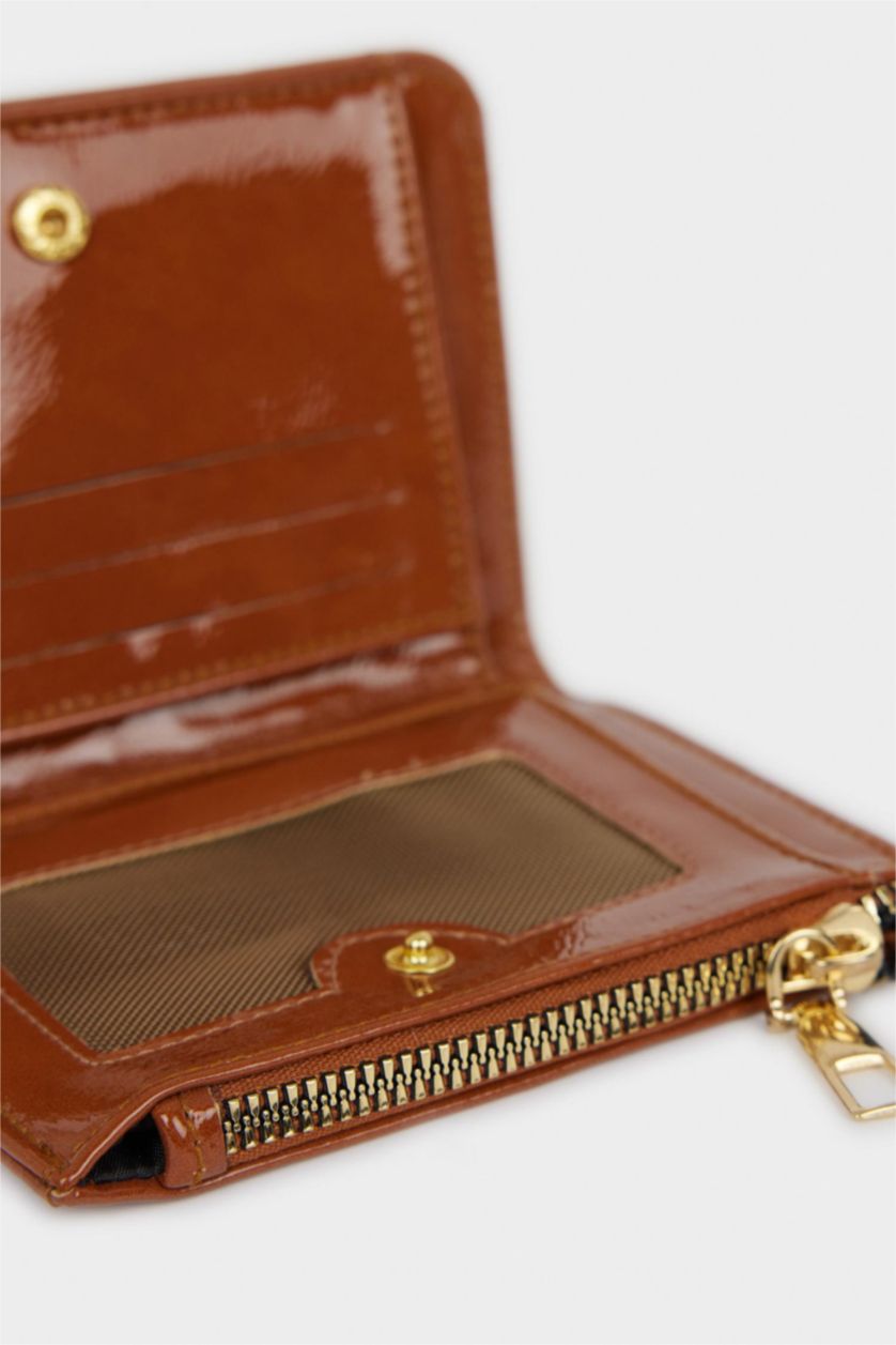 WOMAN Tan Woman Faux Leather Wallets