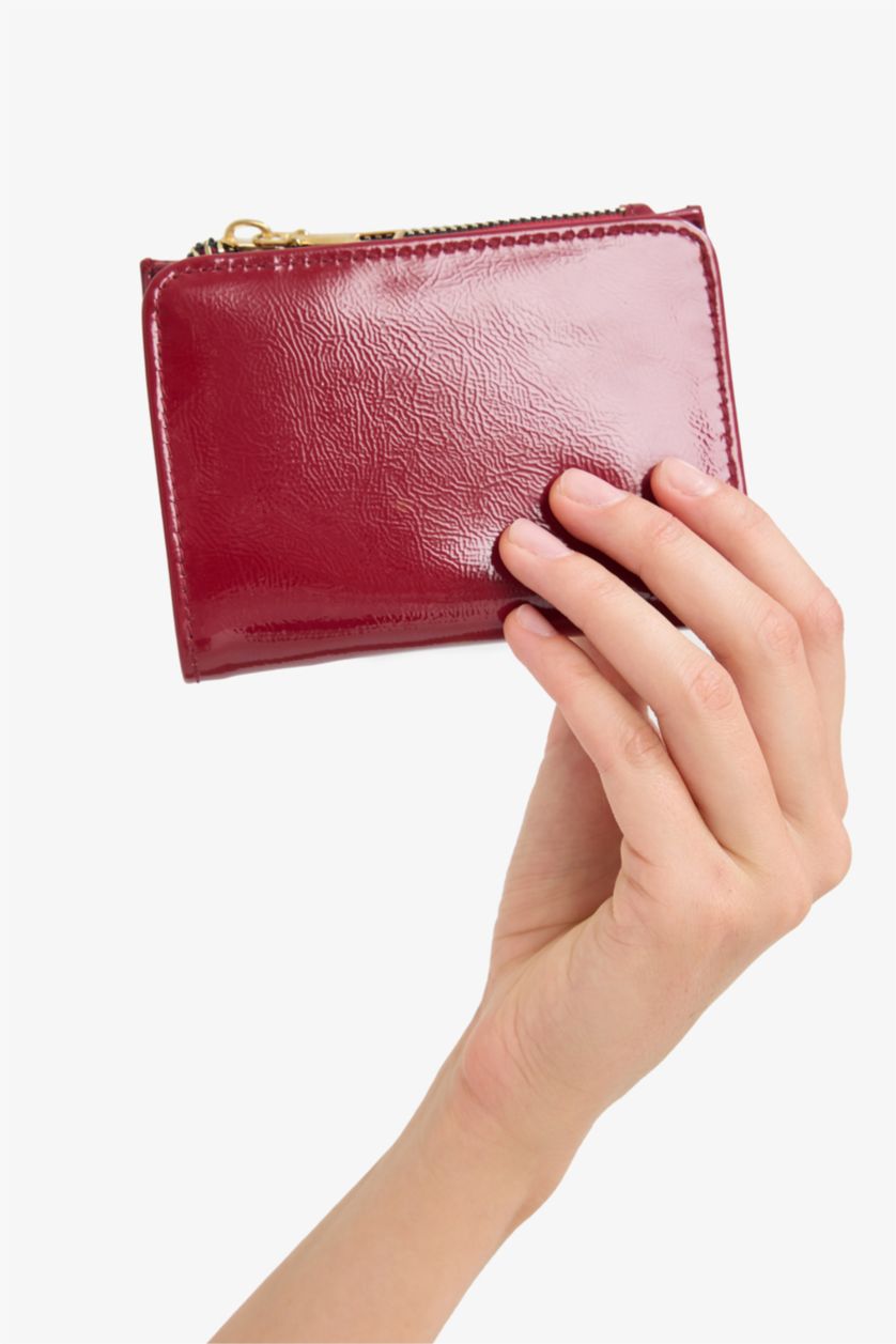 WOMAN Bordeaux Woman Faux Leather Wallets