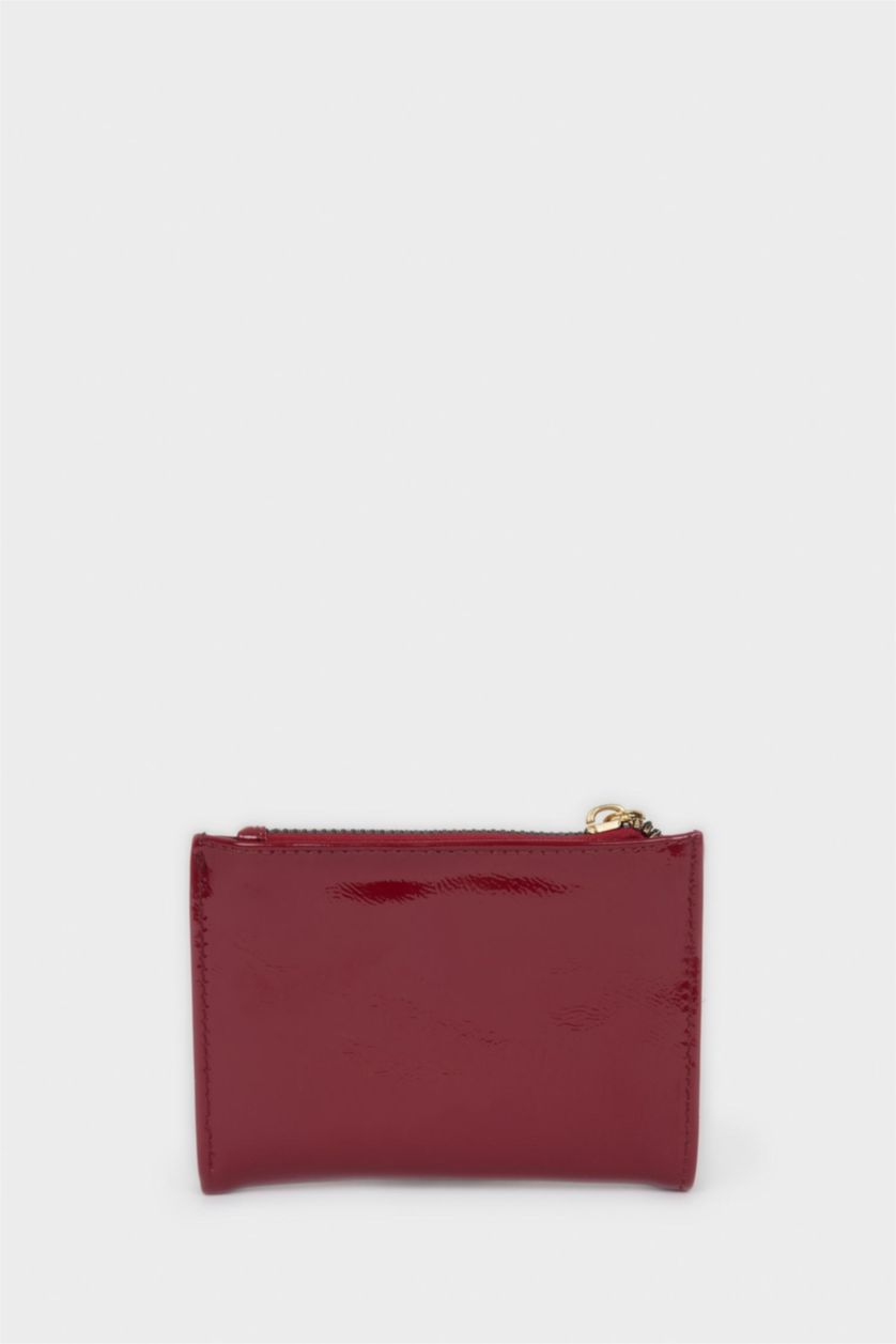 WOMAN Bordeaux Woman Faux Leather Wallets