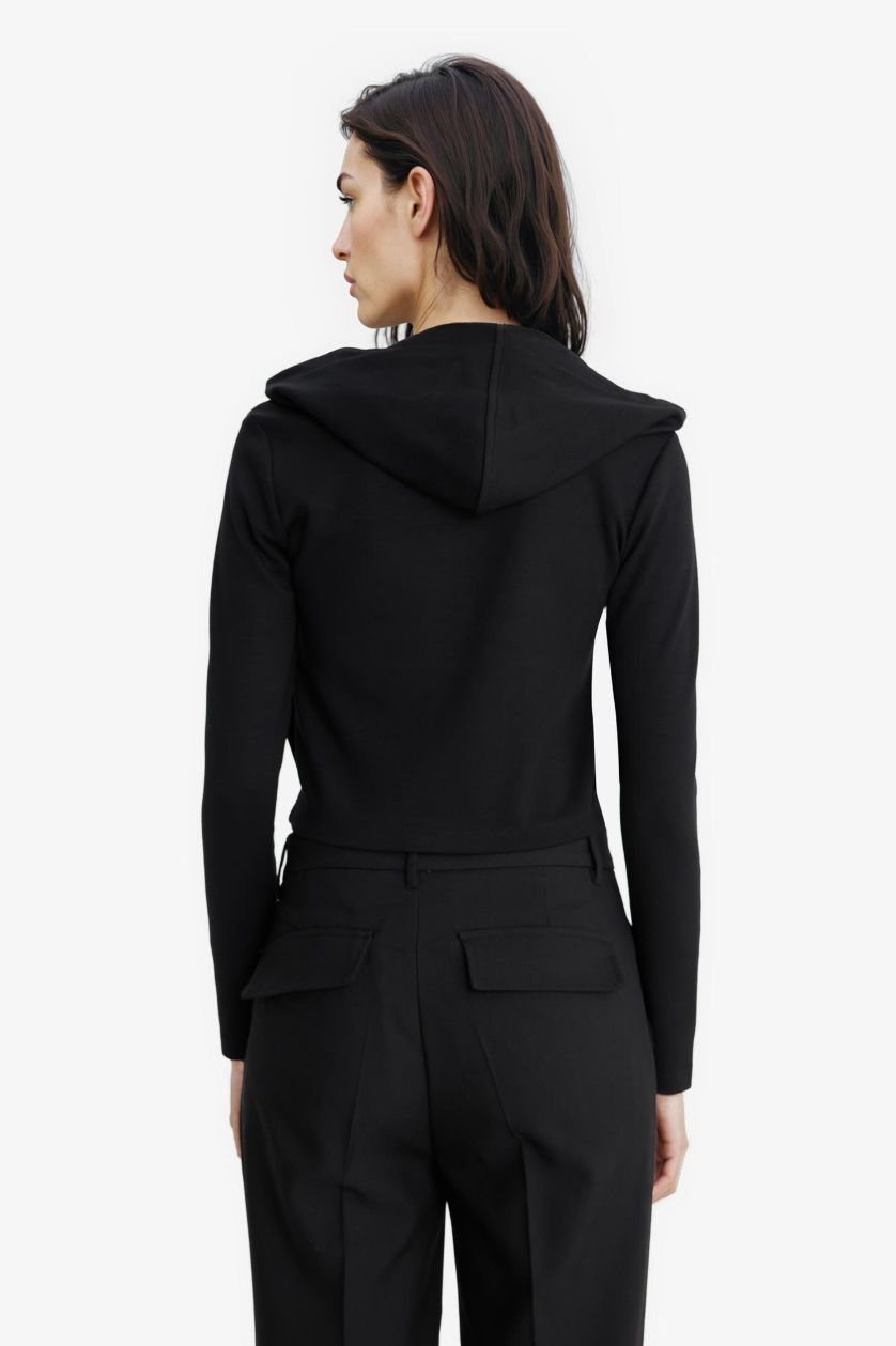 نساء أسود سويت سليم فيت بغطاء للرأس