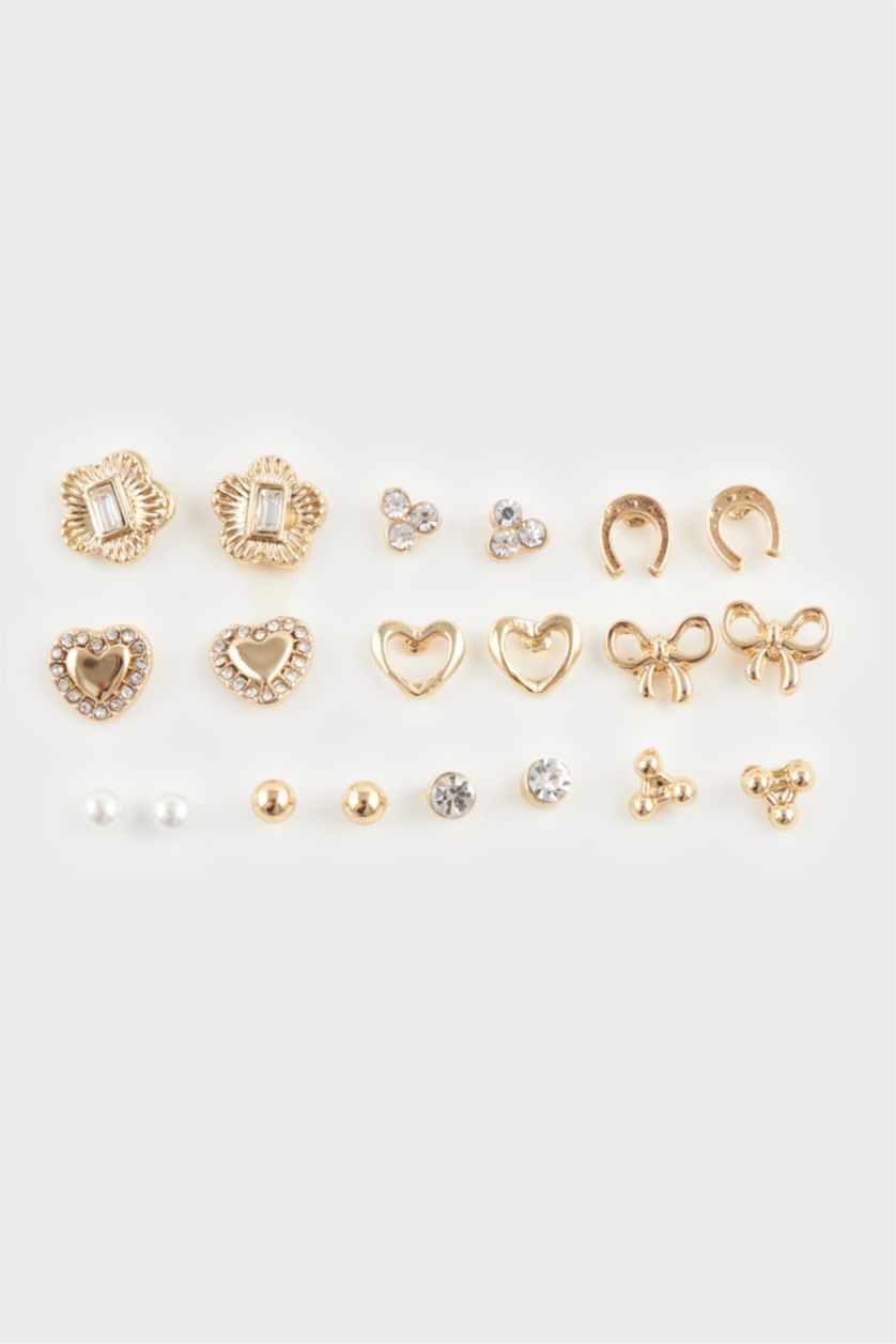 Kadın Altın Kadın 10'lu Gold Küpe