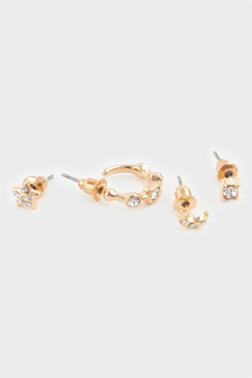 Kadın Altın Kadın 8'li Gold Küpe