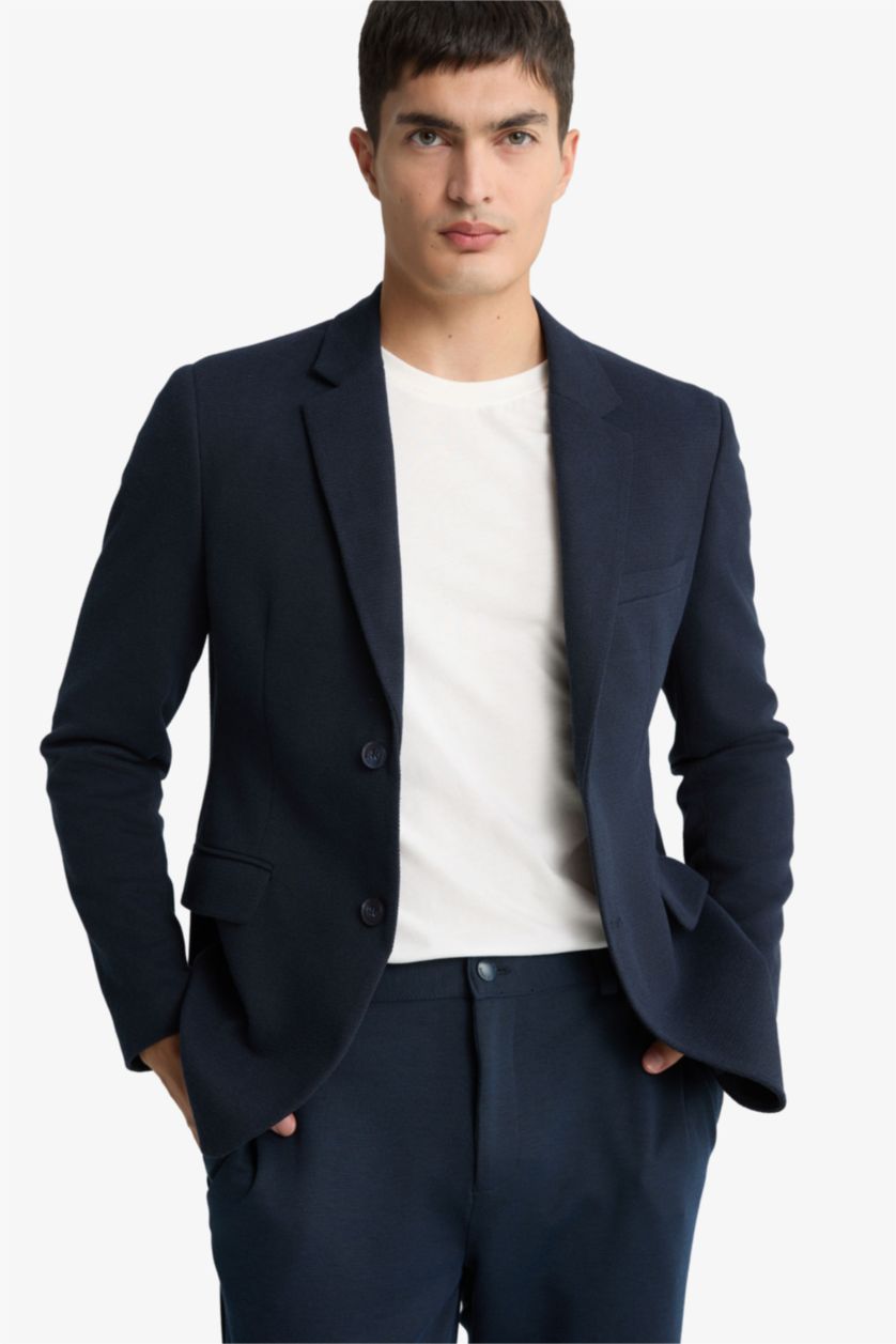 MAN NAVY Slim Fit Blazer
