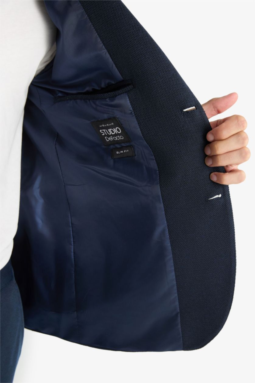 MAN NAVY Slim Fit Blazer