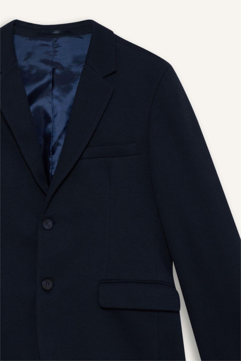 MAN NAVY Slim Fit Blazer
