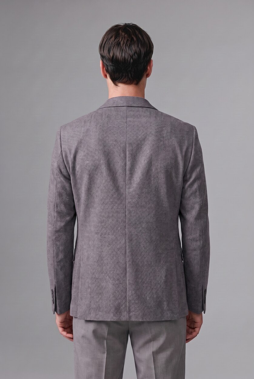 MAN Anthracite Melange Slim Fit Blazer
