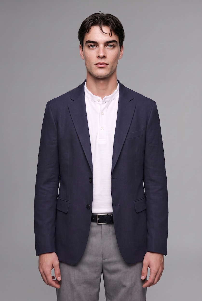 MAN NAVY Slim Fit Blazer