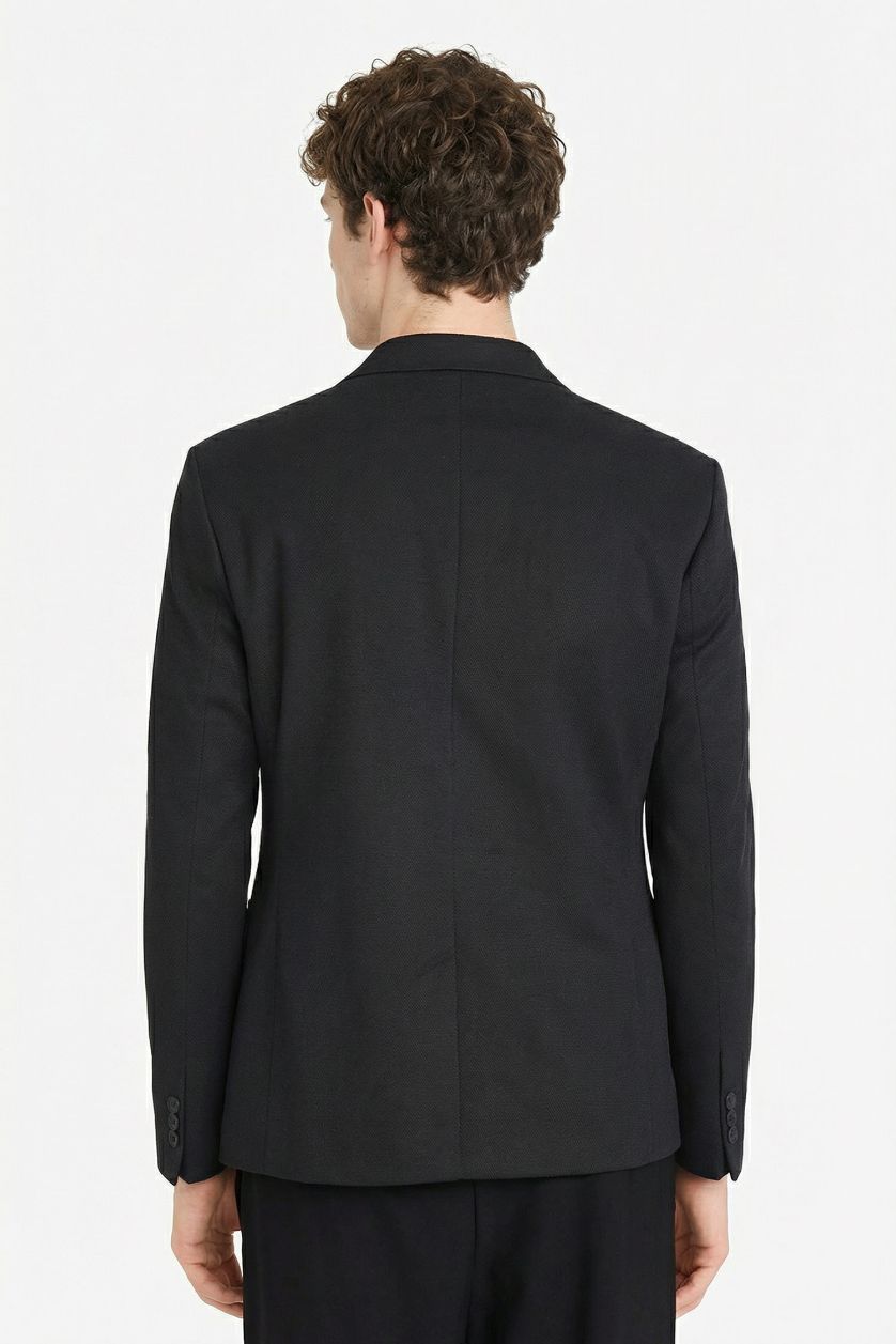 Erkek Siyah Slim Fit Blazer Ceket
