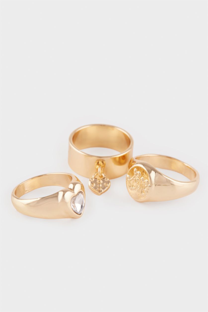 Kadın Altın Kadın 5'li Gold Yüzük