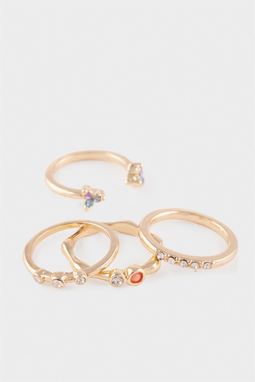 Kadın Altın Kadın 8'li Gold Yüzük