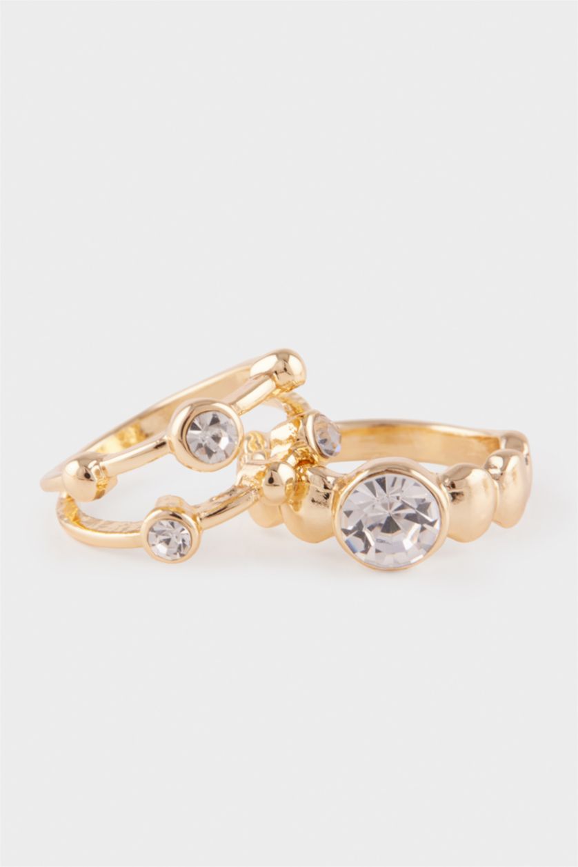 Kadın Altın Kadın 4'lü Gold Yüzük