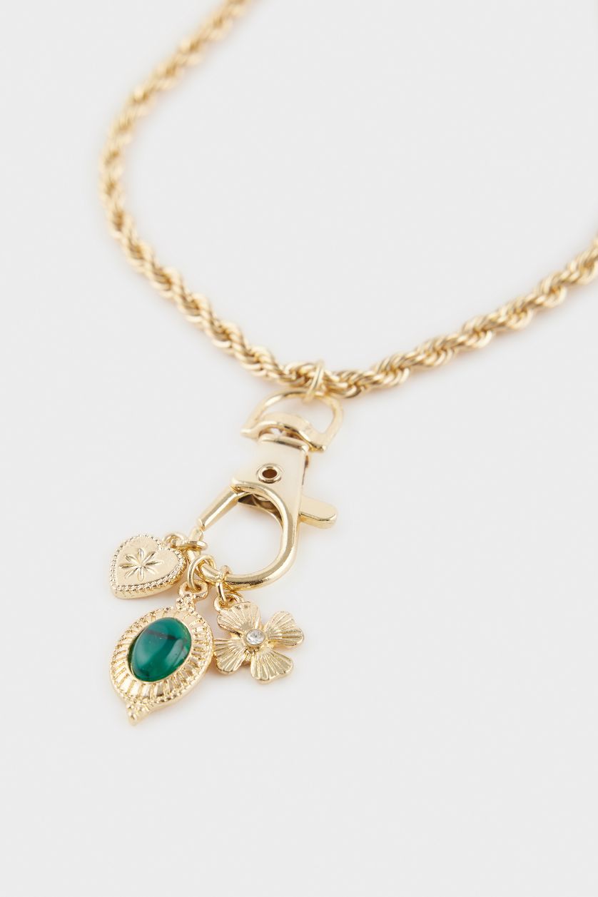 WOMAN Altın Woman Golden Charms Necklace