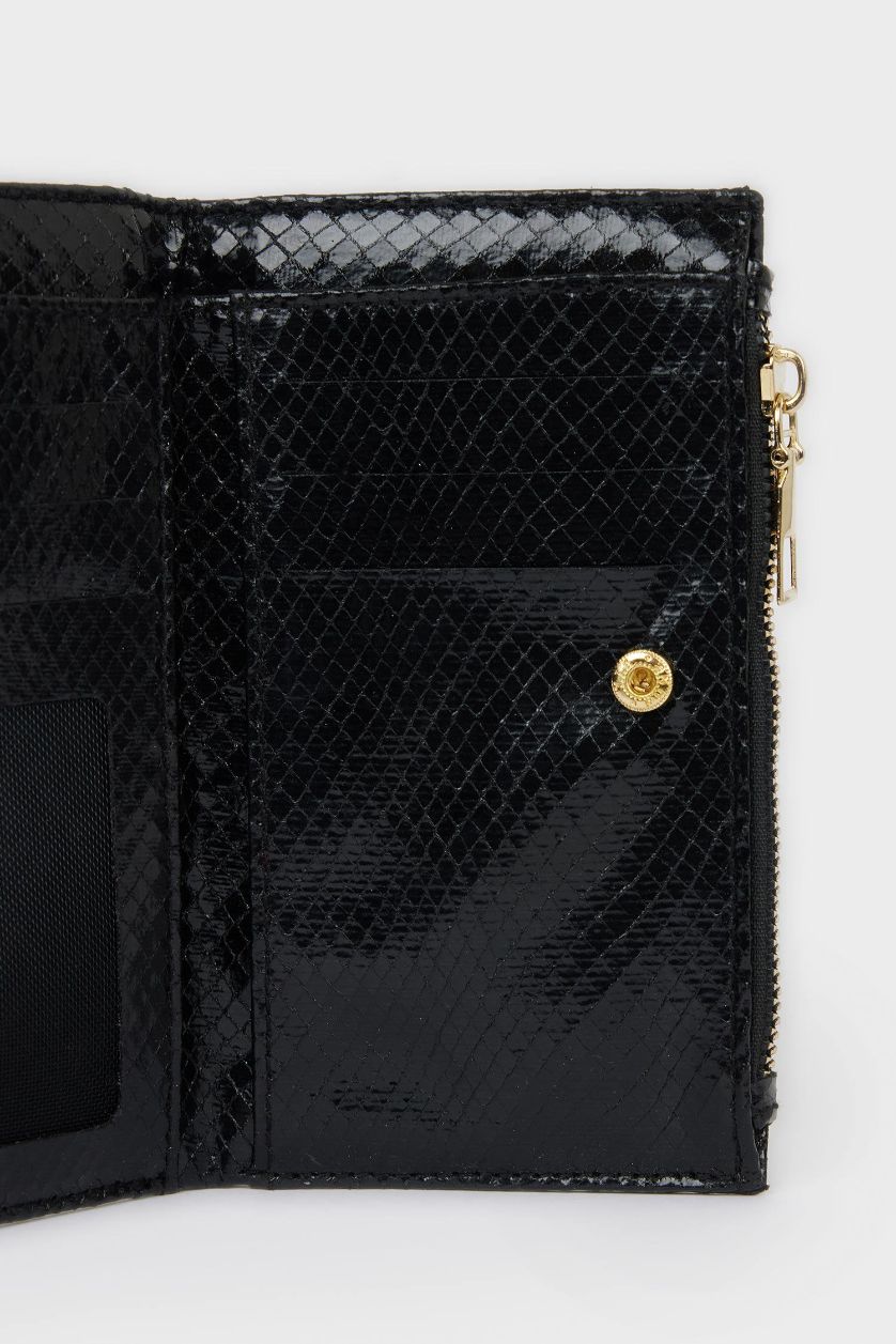 WOMAN Black Woman Faux Leather Wallets