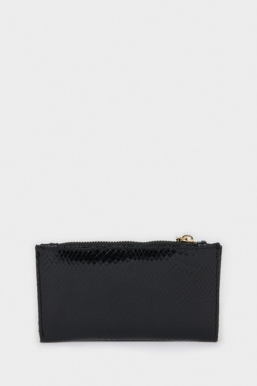 WOMAN Black Woman Faux Leather Wallets