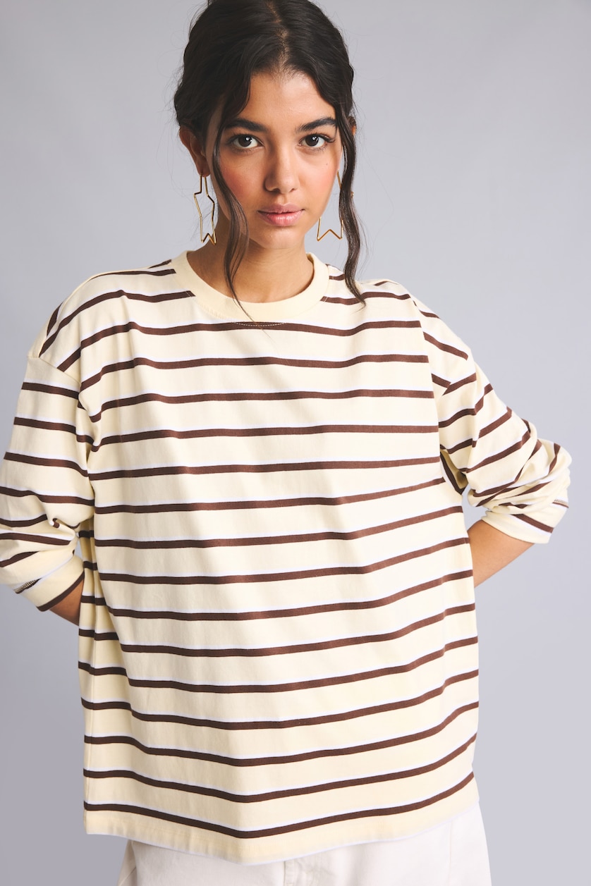 Women Sand Loose Fit Sweatshirt