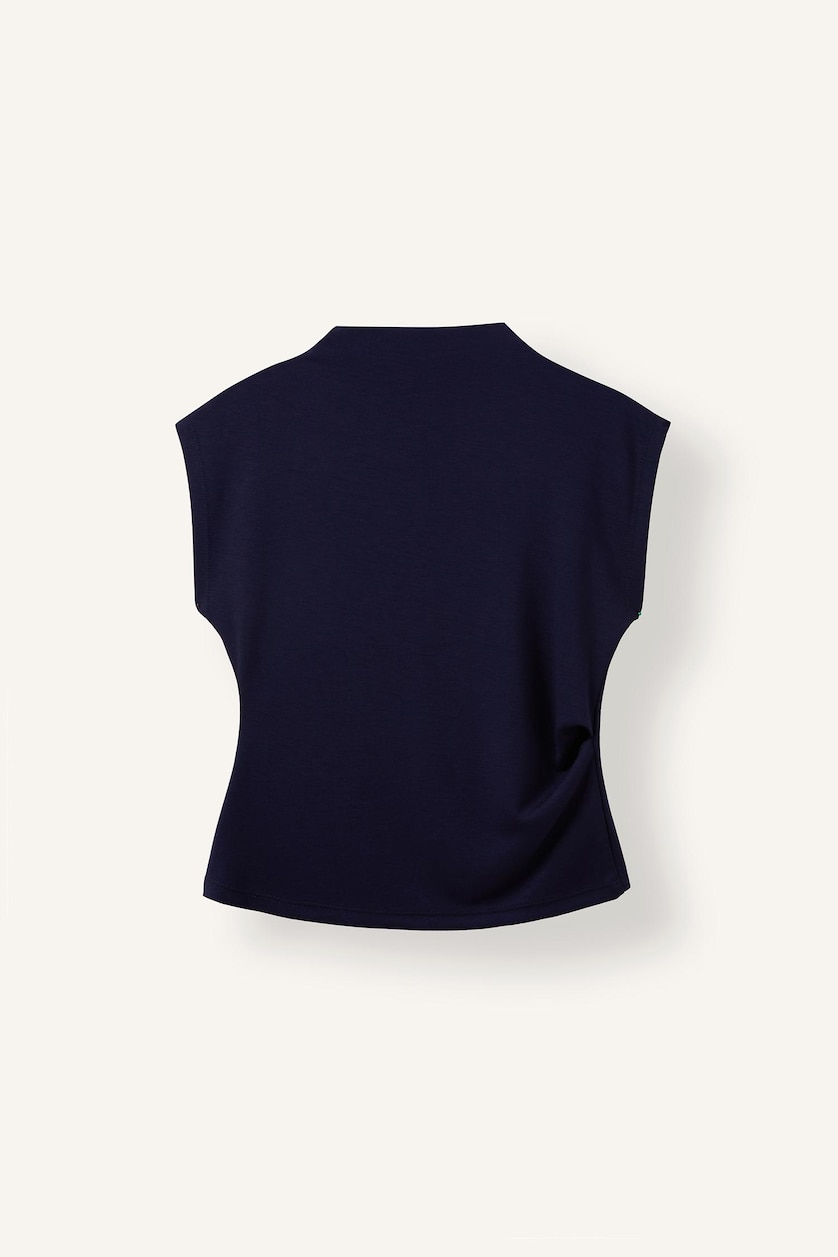 Women NAVY Slim Fit Short Sleeve T-Shirt