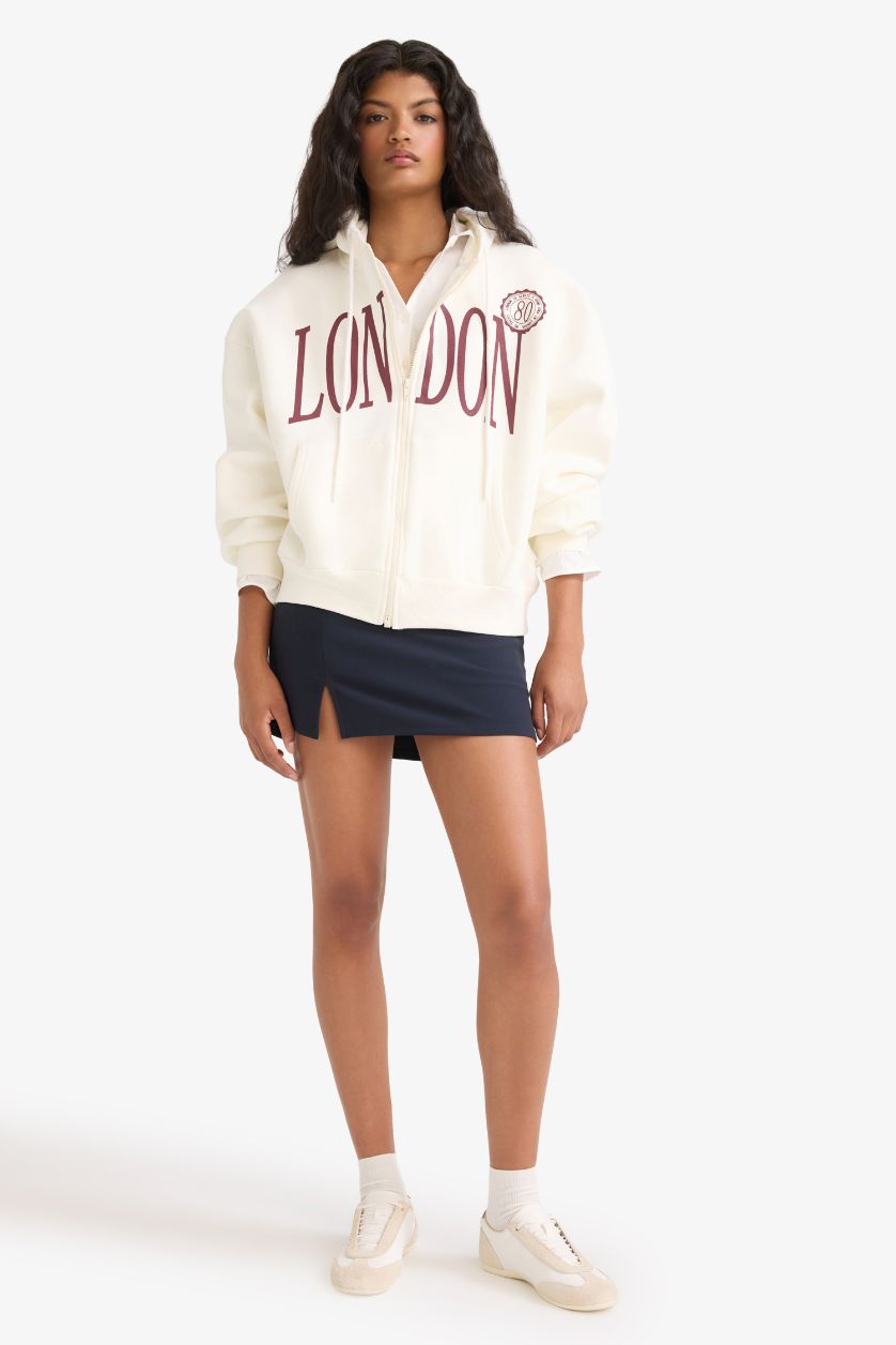 Женщины Синий Юбка-шорты с высокой талией