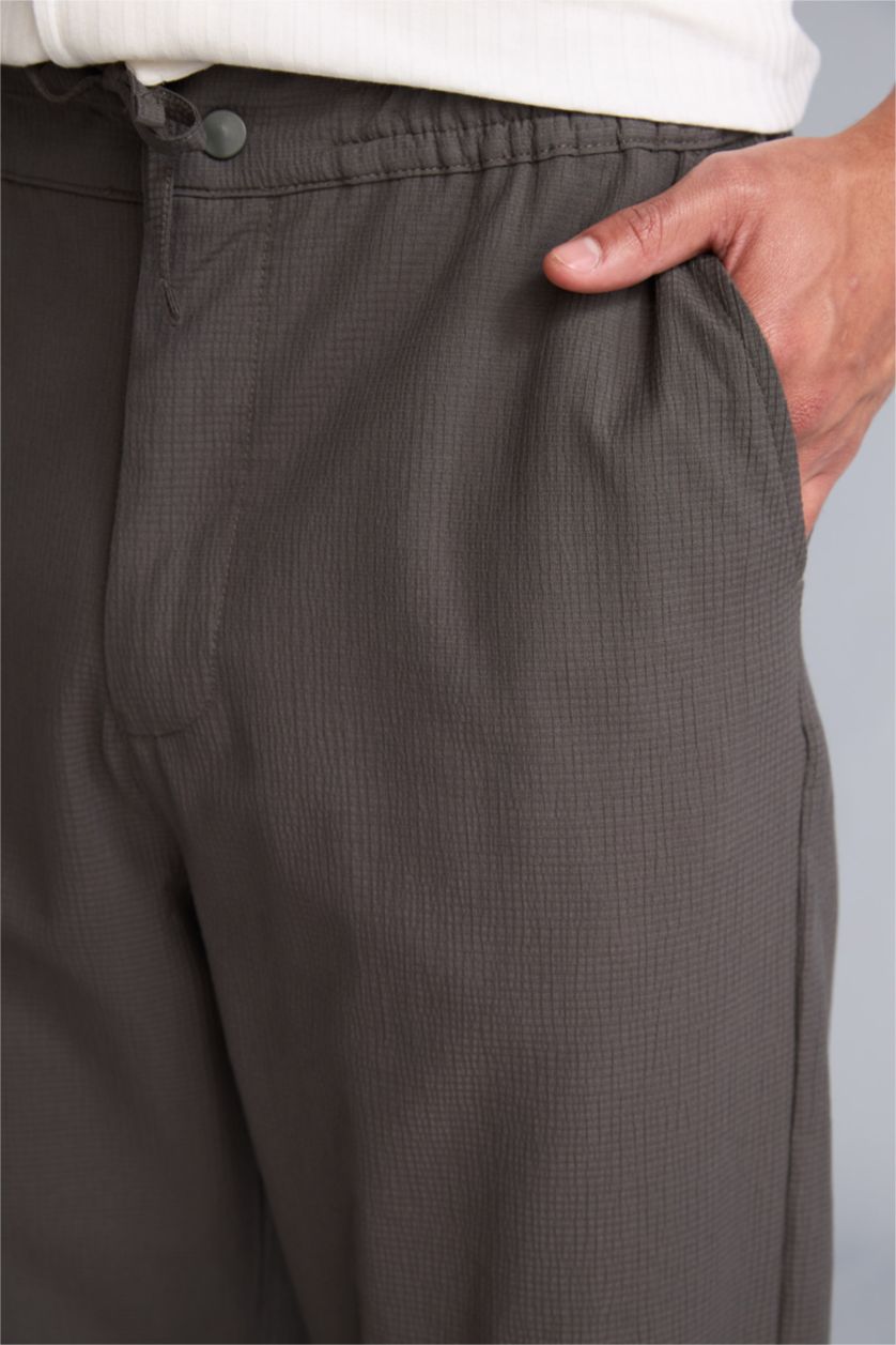 Erkek Koyu Haki Baggy Pantolon