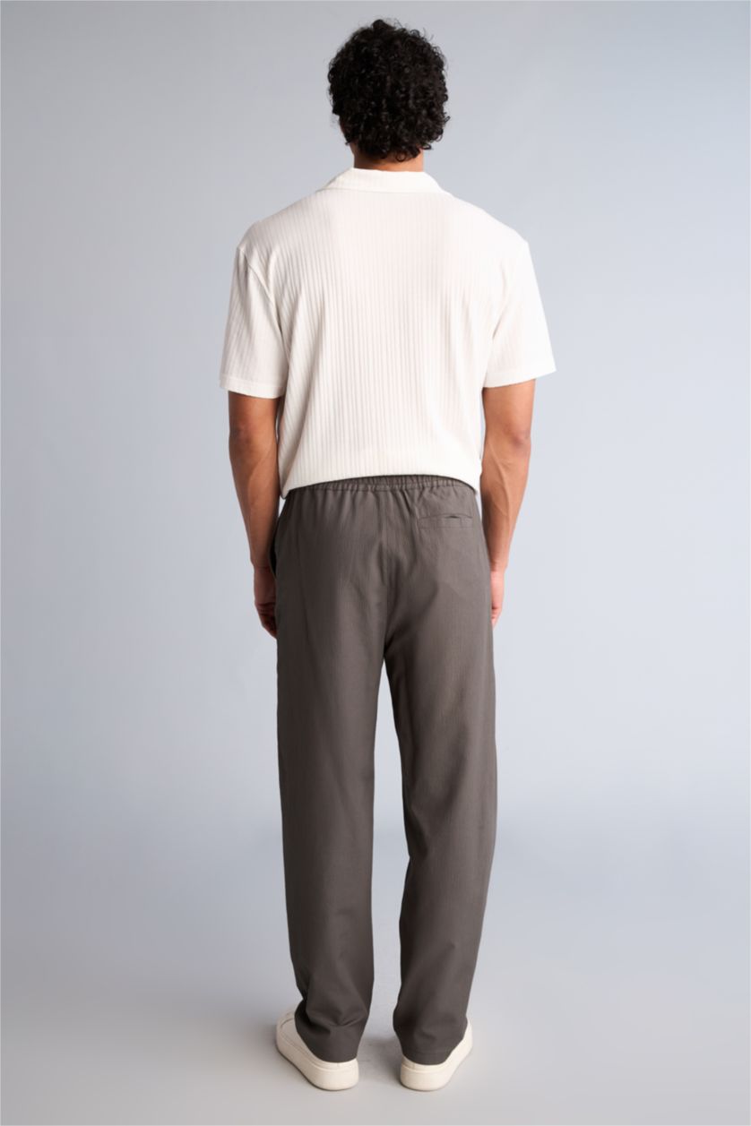 Erkek Koyu Haki Baggy Pantolon