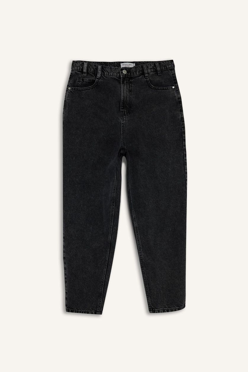 Ерлер Антрацит Balloon Fit кең балақты джинс шалбар