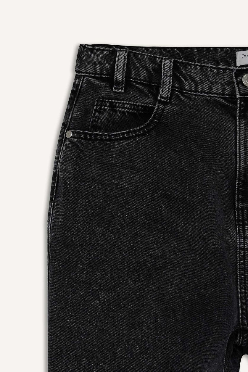 Ерлер Антрацит Balloon Fit кең балақты джинс шалбар