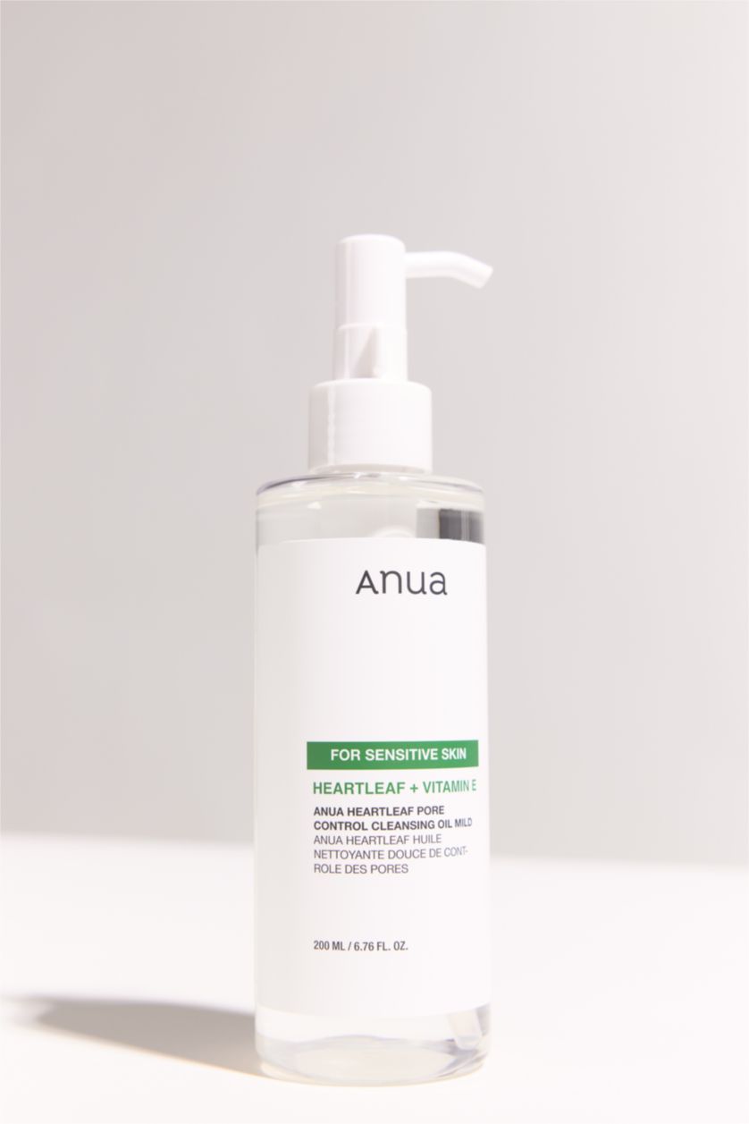 Kadın Beyaz Anua Heartleaf Pore Control Soft Cleansing Oil 200ml – Gözenek Sıkılaştırıcı & Hassas Temizleyici