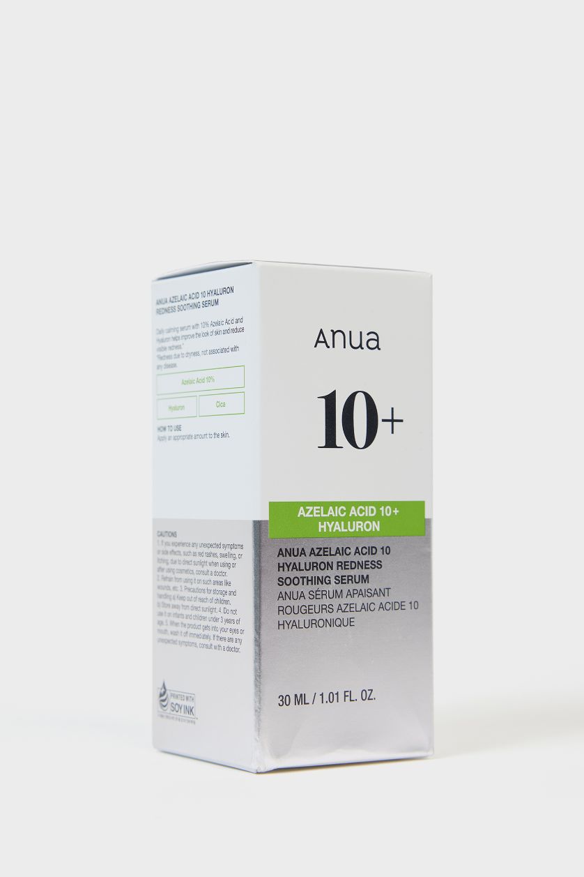 Kadın Açık Gri Anua Azelaik Asit 10 Hyaluron Kızarıklık Yatıştırıcı Serum 30ml