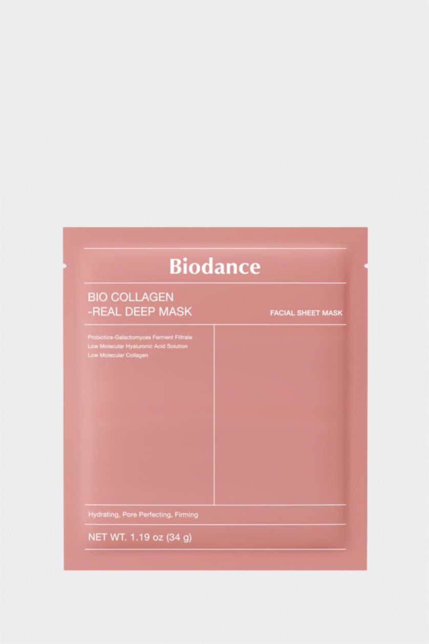 Woman Red Biodance Bio Collagen Real Deep Mask Set – Deep Collagen Repair & Moisturizing Mask 34gr