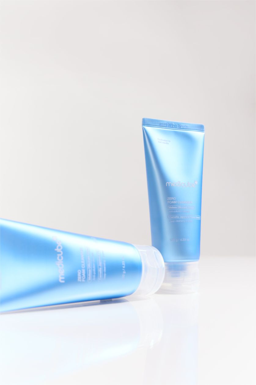 Kadın Mavi Medicube Zero Foam Cleanser 120gr – Geniş Gözenek ve Mikro Toz Karşıtı Arındırıcı Yüz Temizleme Köpüğü